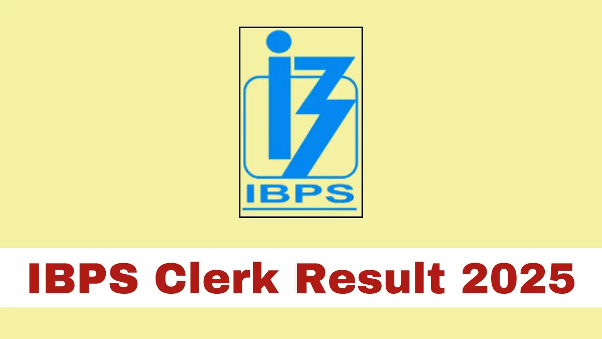 IBPS Clerk Result 2025