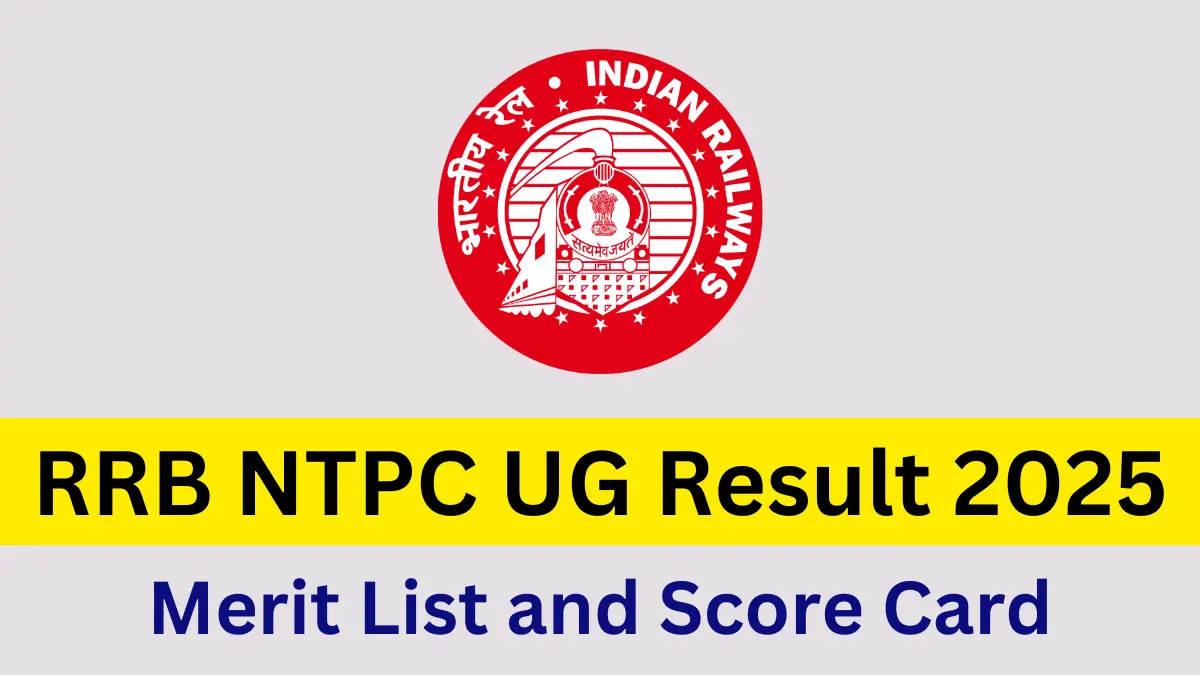 RRB NTPC UG Result 2025 Update